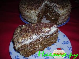 Торт "Татьяна" с орехами и медом