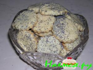 Песочное печенье с маком