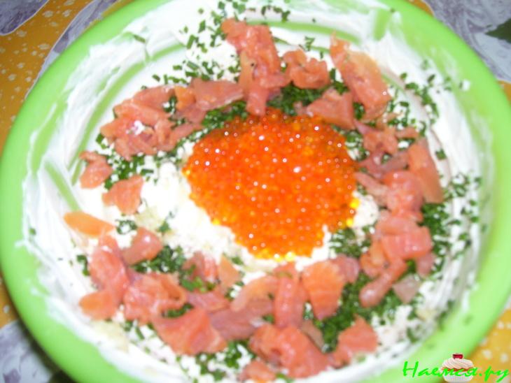 Завтрак из лосося