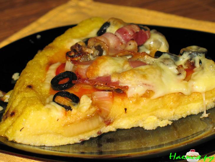 Полента-пицца