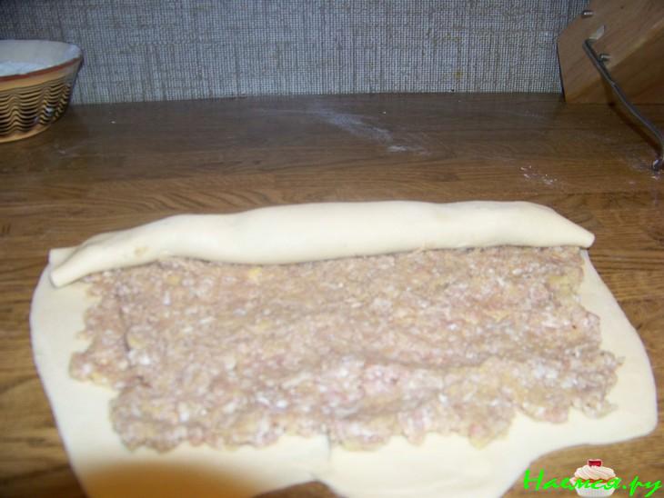 Рулет паровой с мясом