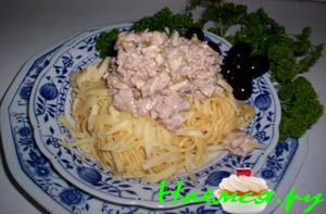 Лапша с мясом