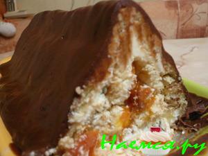 Торт "Шалаш" творожный