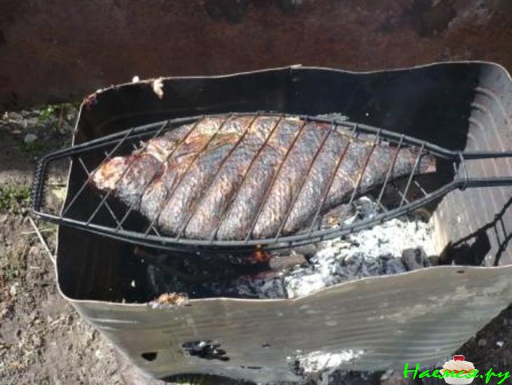 Рыбка а-ля шашлык