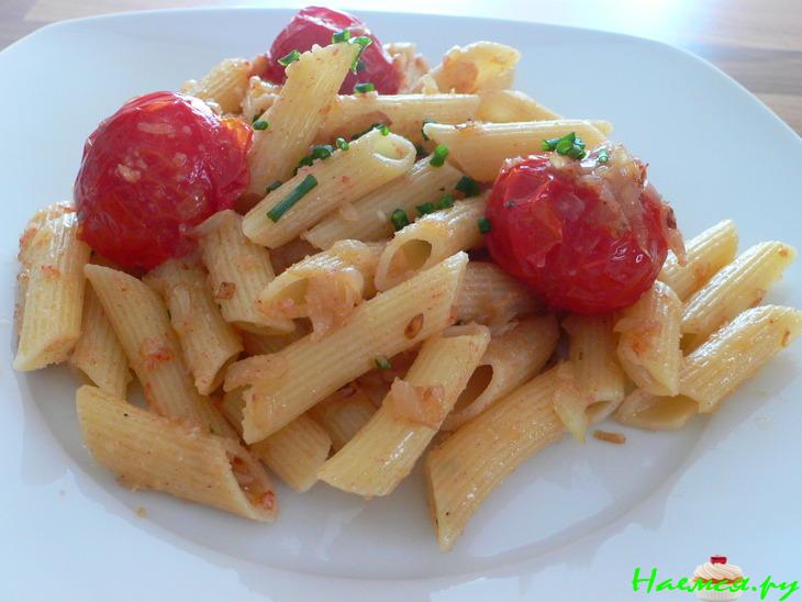 Макароны с острыми панировочными сухарями