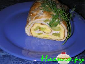 Рулет куриный "Солнышко"