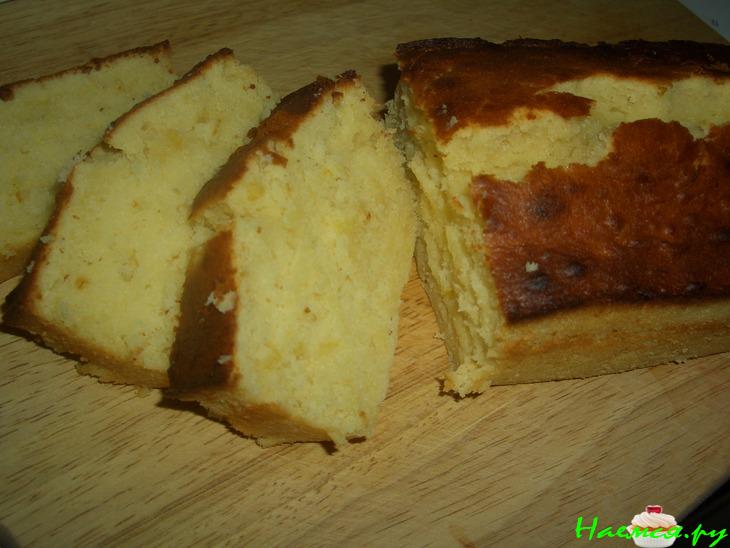 Лимонный ванильный кекс