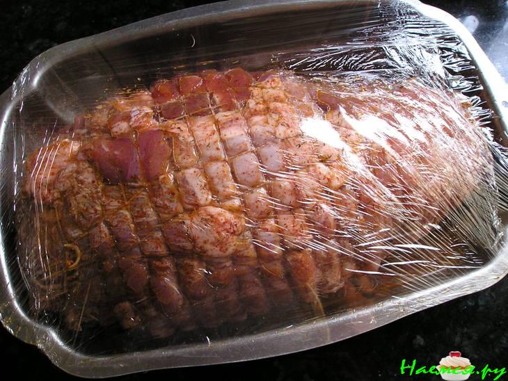 Свинина в сетке Свинина в сетке