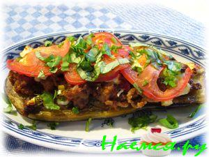 Фаршированные баклажаны с фетой