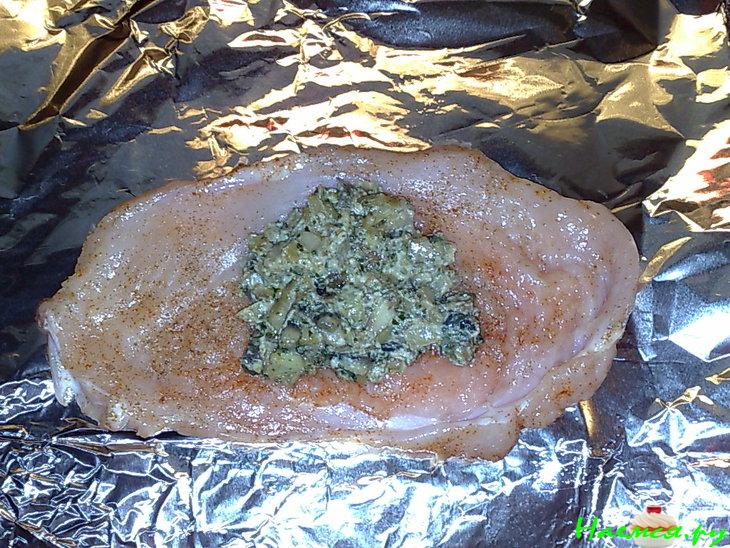 Куриные рулетики в фольге