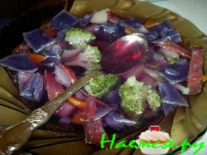 Овощной суп "Краснокочанная капуста"