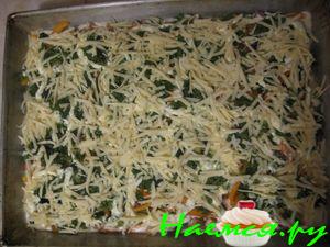 Пицца домашняя с колбаской