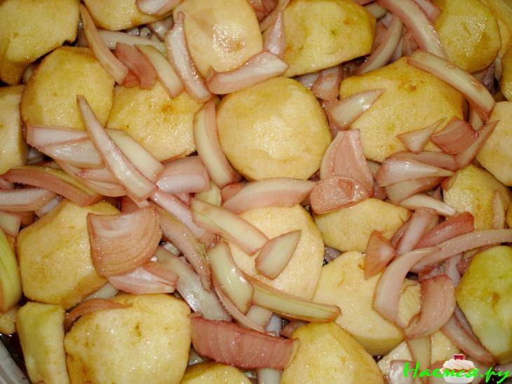 Седло барашка по-нормандски