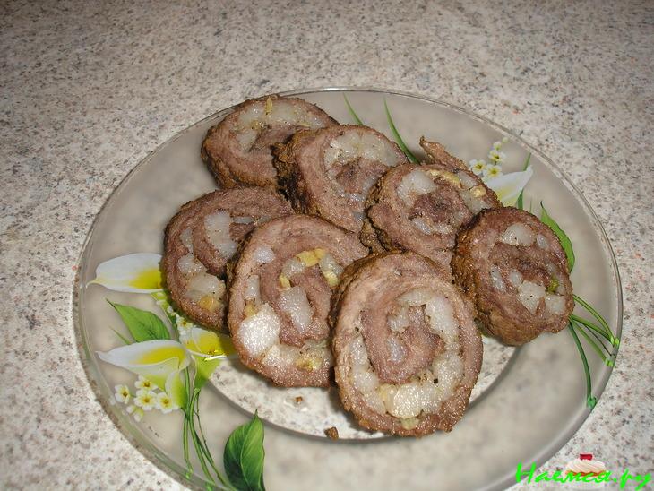 Рулетики из говядины Рулетики из говядины