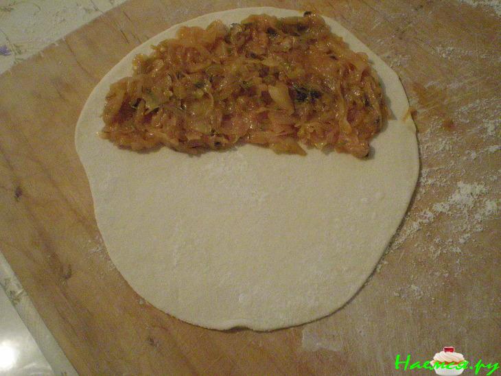 Пирожки с капустой домашние