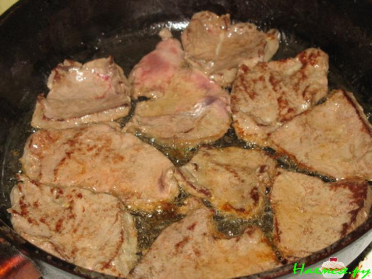 Печень жаренная по-домашнему