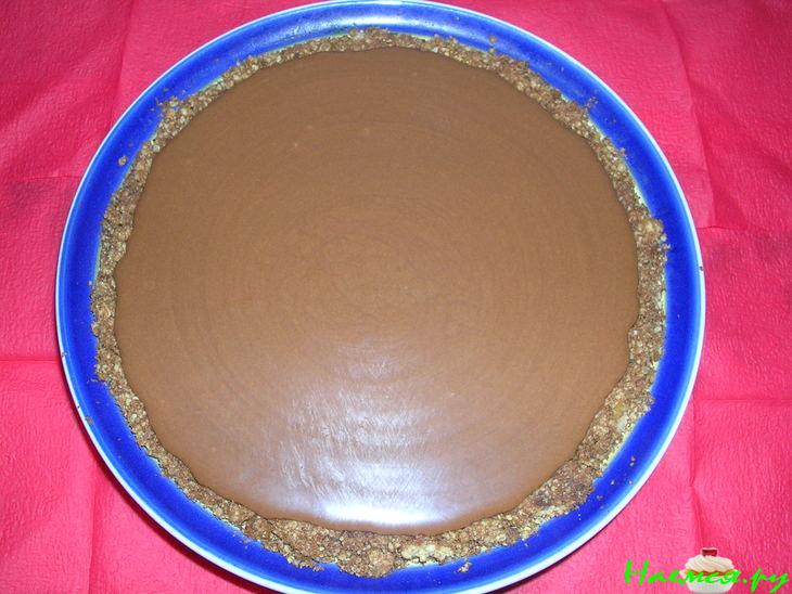 Шоколадный торт с кофейными куличиками из мороженного