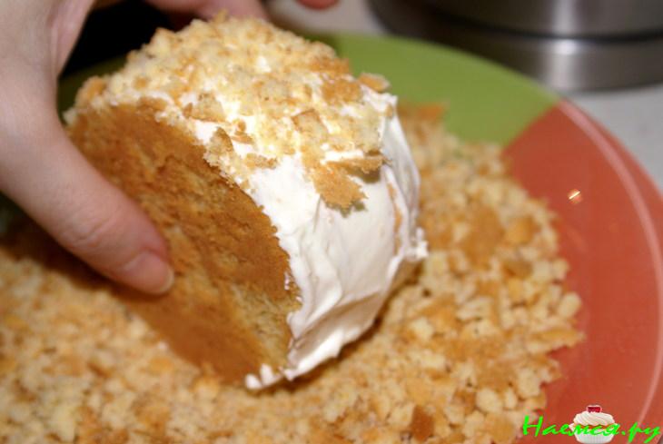 Пирожные со сливочно-творожным кремом Пирожные со сливочно-творожным кремом