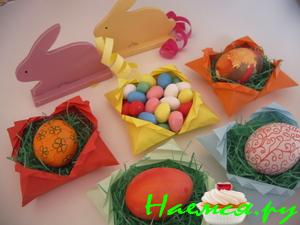 Японские корзиночки (украшение стола к Пасхе) Японские корзиночки (украшение стола к Пасхе)