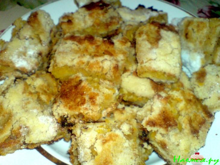 Рассыпчатые пирожные с яблочками