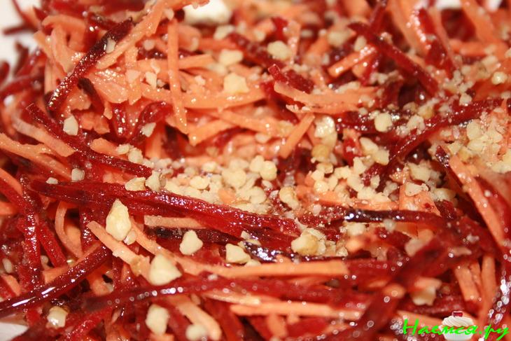 Овощной салатик со свеклой и орехами Овощной салатик со свеклой и орехами