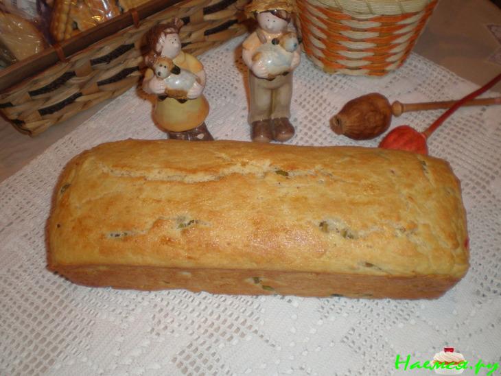 Хлеб с рикоттой и оливками