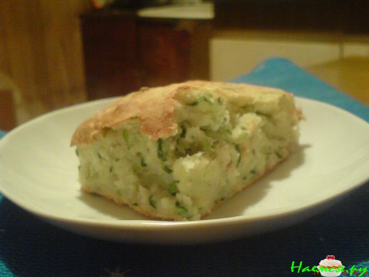 Несладкий кабачковый пирог Несладкий кабачковый пирог