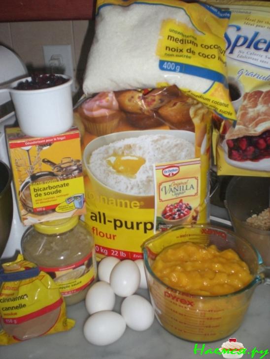 Манговый пирог