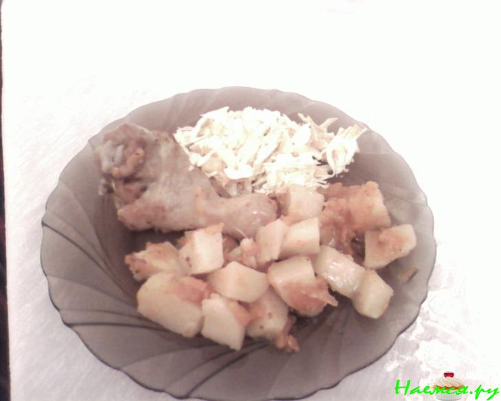 Мягенькая курица - голени с овощами Мягенькая курица - голени с овощами