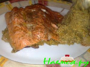 Форель в кокосовой стружке