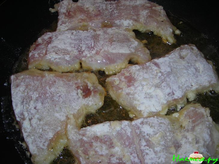 Морской язык обжаренный в кляре
