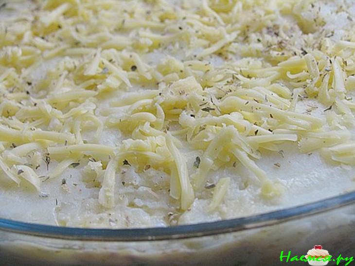 Запеканка с консервированным тунцом