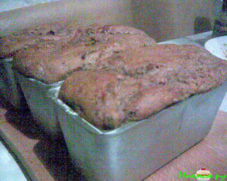 Ржаные кирпичики с отрубями и орехами