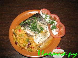 Кефаль фаршированная