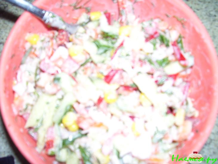 Креветочный салат лайтс 