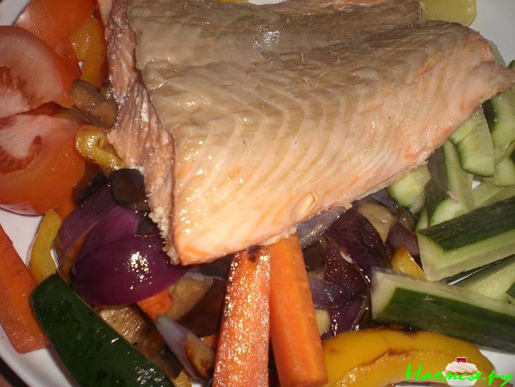 Лосось в соли