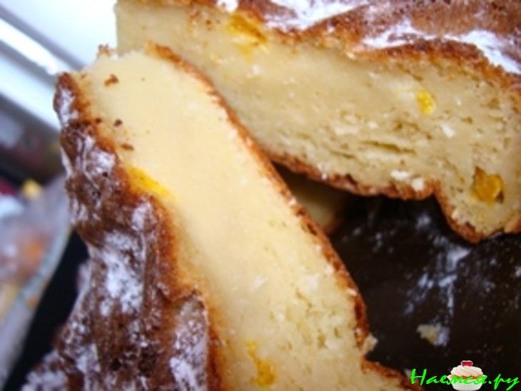 Творожный пирог с кокосом