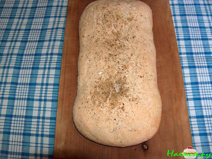 Ленивая Чиабатта с пряными травами