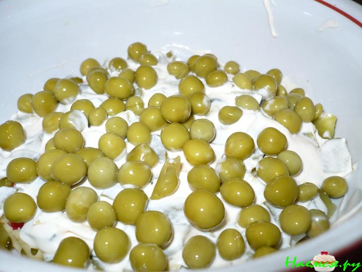 Салат крабовый острый