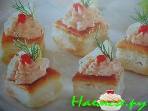 Слоеное канапе