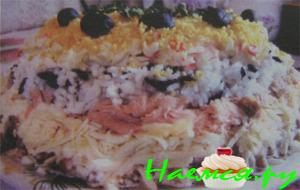 "Царский салат" с рисом "Царский салат" с рисом