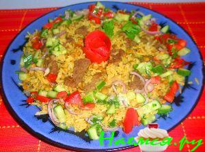 Рис с чечевицей и телятиной Рис с чечевицей и телятиной