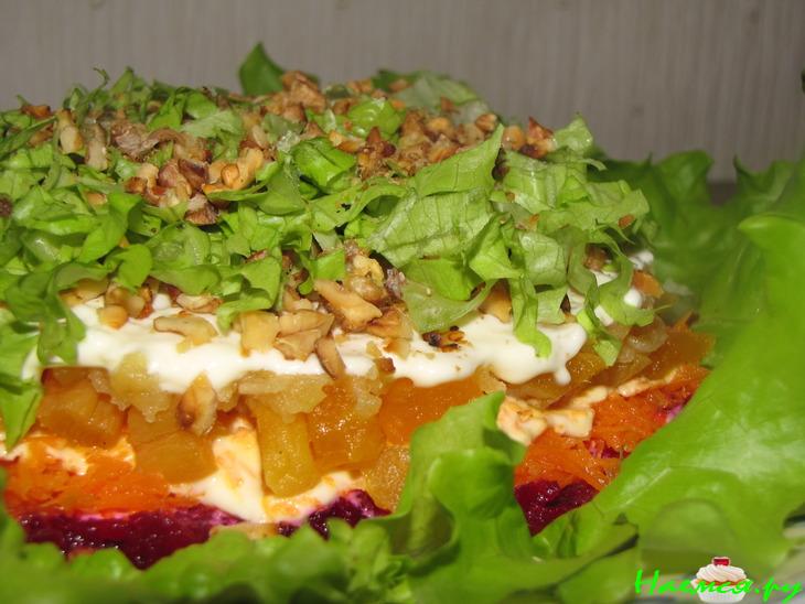 Салат "Овощной мини-тортик" Салат "Овощной мини-тортик"