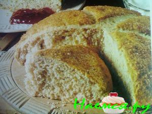 Коричная лепешка к чаю