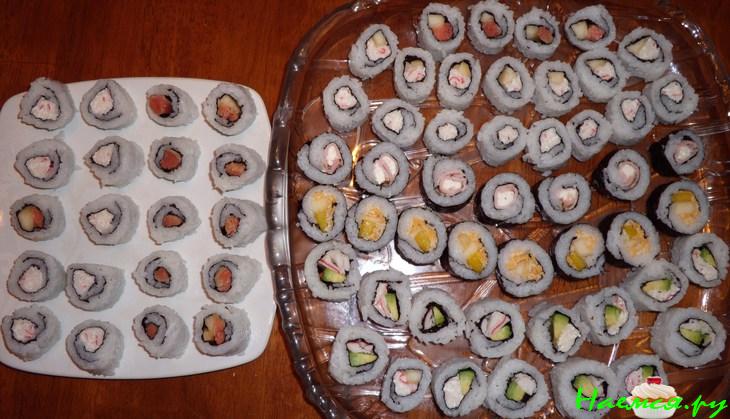 Суши ролы. Очень вкусно