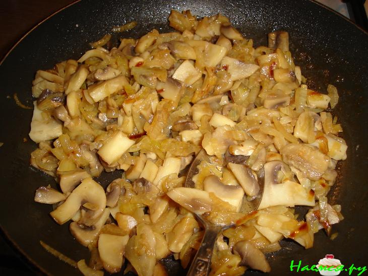 Макароны с грибами со сливками Макароны с грибами со сливками