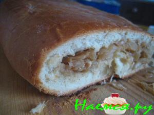 Пирог с капустой и яйцами