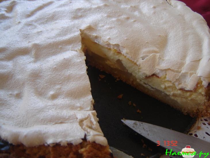 Творожно-грушевый пирог