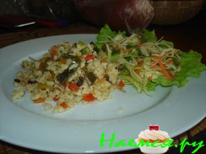 Булгур с овощами Булгур с овощами