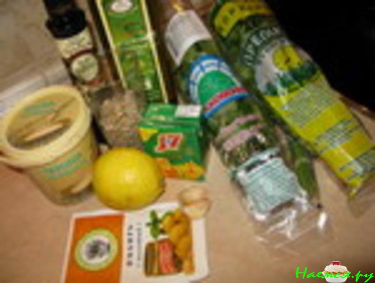 Помидоры и не только с апельсиново-кунжутной заправкой